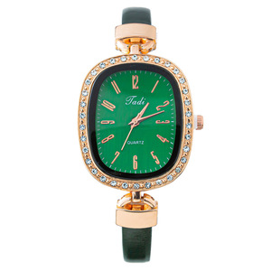 Montre à quartz ovale pour femme, boîtier <span class=keywords><strong>en</strong></span> alliage, incrustée de diamants, écologique, best-seller, tendance, pour le commerce international, <span class=keywords><strong>en</strong></span> <span class=keywords><strong>direct</strong></span> - Product Image 5