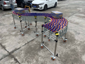 Naili konveyör, perakende mağazaları boşaltma için zaman ve insan gücü paten tekerleği konveyör elektriksiz paten tekerleği konveyör azaltmak - Product Image 6