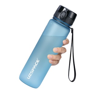 NEW Water Bottle Plastic 800ML 1000ML Drink Outdoor Sport School Leak Proof Seal Gourde Climbing Water Protein Shaker Bottles