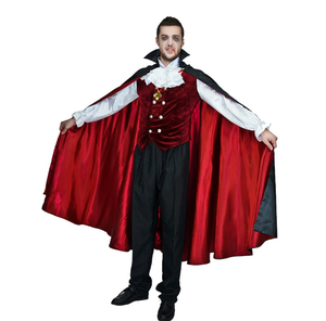 Costume Horror vampiro di Halloween TV & film con pipistrello e mantello vestito in PVC - Product Image 4