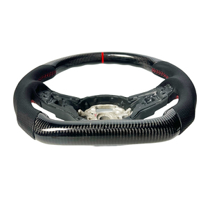 Volante de Fibra de Carbono MK7 con Cuero y Gamuza para Volkswagen VW Golf MK7 7.5 GTI GTD GTE <span class=keywords><strong>R</strong></span> Polo GTI CC Passat Tiguan - Product Image 5