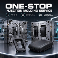 Pièces moulées par injection plastique pour couvercle de levier de vitesse automatique et console centrale, texture VDI, personnalisées en usine