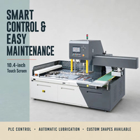 Machine automatique de découpe d'étiquettes en tissu de papier de boîte en carton avec économie de main-d 'œuvre en Chine Machine à dénuder pour boîte à cigarettes