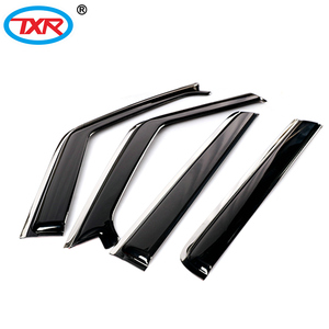 Accessoires d'extérieur de voiture Pare-soleil Pare-pluie Déflecteurs d'air Visière de fenêtre pour <span class=keywords><strong>LAND</strong></span> <span class=keywords><strong>ROVER</strong></span> DISCOVERY - Product Image 2