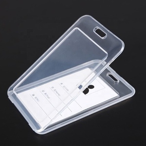 Hộp Đựng Thẻ ID Dọc Trong Suốt Bằng Nhựa <span class=keywords><strong>PP</strong></span> Cứng Phủ Kín Toàn Bộ - Product Image 4