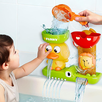 Jouet de bain amusant pour bébé, canard cascadeur à ventouse, jouet de baignoire pour tout-petits