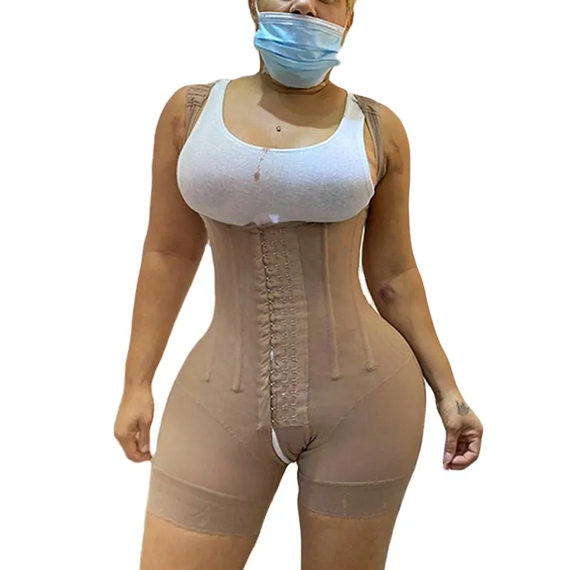 Custom Tummy Control High Compression Shaper Postpartum Recovery Waist Girdle Butt Lifter Body Shapewear