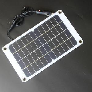 มาซูโยชิ มิตสึ 10W 12V เครื่องชาร์จพลังงานแสงอาทิตย์แบบโมโนคริสตัลไลน์กึ่งยืดหยุ่นพร้อมคลิปชาร์จในรถยนต์ - Product Image 2