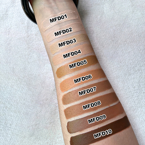 Base de maquillaje líquida facial con logotipo personalizado, crema resistente al agua, mate, vegana, cobertura completa las 24 horas, base de maquillaje de alta calidad - Product Image 4