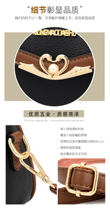 New Fashion Crossbody <b>Bag</b> <b>Large</b> Capacity <b>Shoulder</b> <b>Bag</b> Soft Leather Women's Handbag Designer Senior Luxury Crossbody <b>Bag</b> - Product Image 2