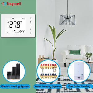 TOUPWELL/OEM Design moderne 230v <span class=keywords><strong>Thermostat</strong></span> d'ambiance <span class=keywords><strong>Chauffage</strong></span> par le sol Minuterie <span class=keywords><strong>Thermostat</strong></span> pour système de <span class=keywords><strong>chauffage</strong></span> <span class=keywords><strong>central</strong></span> <span class=keywords><strong>Chauffage</strong></span> par le sol - Product Image 6
