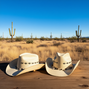Sombrero de Vaquero Hecho a Mano para Hombre, Decoración de Cuentas de Madera de Tres Capas - Product Image 3