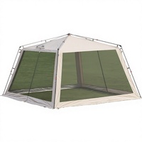 Tente dôme automatique pour 6 à 8 personnes, pour l'extérieur, avec ouverture rapide, tissu Oxford imperméable et fonction anti-moustiques