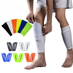 Logotipo personalizado Shin Guard Calcetines antideslizantes Fútbol Shin Pad Calcetines de pierna larga Mangas para fútbol - Product Image 1