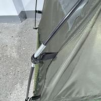 Tente de camping individuelle pour l'extérieur, avec lit intégré, sans installation requise, pliable, portable, occultante et anti-moustiques pour adultes