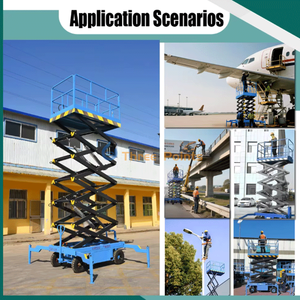 割引提供 8m 10m 12m 14m 16m 可動式リフター スカイリフト 可動式リフター足場 自走式電動シザーリフト作業台 - Product Image 5