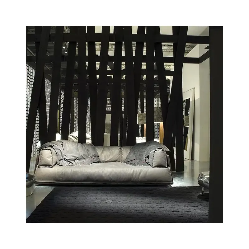 Vendita calda divano componibile 6 posti divano componibile in pelle di lusso soggiorno divani Design divano Lounge divano