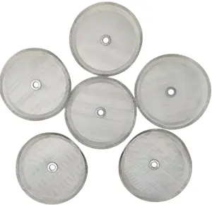 Customized mesh round type solid filter disc stainless steel metal filter disc mesh