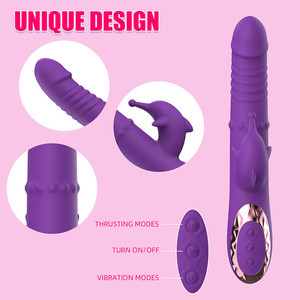 <strong>Dolphin</strong> Rabbit Rotating Bead Massage Vibrating Stick for Men and Women - <strong>Adult</strong> Health Care <strong>Toys</strong> - Product Image 2