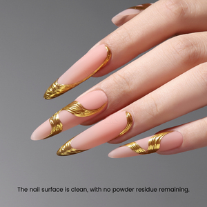 GleamTap <span class=keywords><strong>Top</strong></span> <span class=keywords><strong>Coat</strong></span> Mat Anti-Reflet Formule Sans HEMA & TPO 15ml – Finition Mate Résistante à la Poudre pour Nail Art Effet Chrome Éclatant - Product Image 6