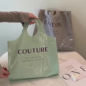 Chất Lượng Cao Màu Thân Thiện Với Môi Ldpe Mua Sắm Túi Nhiệt Con Dấu Cảm Ứng Mềm Mại Túi Nhựa Với Chết Cắt Xử Lý Túi Cho Cửa Hàng Bán Lẻ - Product Image 6