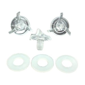 Kit de tornillos Airoh Clear Peak, piezas de repuesto para casco, sujetadores roscados de 3 mm para ajuste de casco - Product Image 1