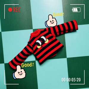 Новогодний сюрприз-бокс: ручная работа, милый декоративный костюм, одежда для малышей, кукла Гази-сестра, 0-24 месяца, сделано в Китае - Product Image 6