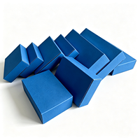 Boîte cadeau rigide en carton ondulé de luxe avec logo personnalisé, doublure en éponge noire pour emballage de bijoux et colliers, recyclable, échantillon gratuit