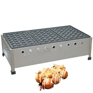 Elétrico Peixe Bola Forno De Cerâmica Malásia Herramienta Japonês Pan Grill máquina takoyaki automática comercial