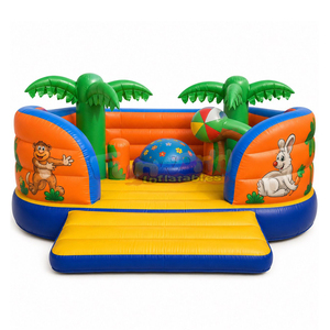 Commercial grade party jumping bouncy outdoor bounce <b>house</b> <b>inflatable</b> jungle castle for kids - Product Image 2