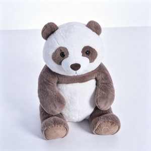 Customized <b>Panda</b> stuffed animal, Brown <b>panda</b> plush, Sitting <b>panda</b> plushie, Cute <b>panda</b> stuffed <b>toy</b> - Product Image 1