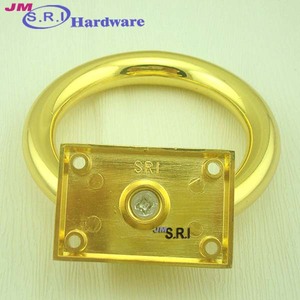Tirador de Puerta y Anillo para Silla de Acero Inoxidable Dorado Grande, Diseño Moderno, Tiradores y Pomos para Muebles con Material de Vidrio - Product Image 3