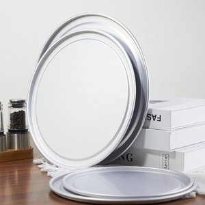 Set di Teglie per Pizza da 6 Pollici - 12 Pollici, Teglie <span class=keywords><strong>in</strong></span> Alluminio Anodizzato Duro con Coperchio per Ristoranti - Product Image 4