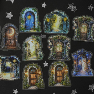 20 unids/pack pegatinas Light and Shadow Story Series Tema de iluminación manual decoración Material pegatinas - Product Image 2