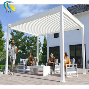 अनुकूलन बाहरी छाया संरचना एल्यूमीनियम पेगोला एल्यूमीनियम पेगोला - Product Image 2