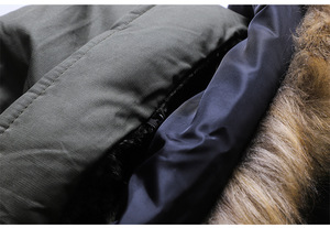 Vente en gros de manteaux d'hiver de bonne qualité, <span class=keywords><strong>parka</strong></span> rembourrée bon marché <span class=keywords><strong>imperméable</strong></span> à la taille élastique <span class=keywords><strong>avec</strong></span> bordure en fourrure de nylon/polyester pour femmes - Product Image 6