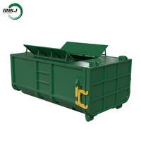 RNKJ Benne à ordures à crochet Conteneurs élévateurs de grande capacité Remorque de construction Skip ScrapMetal Bin pour l'extérieur