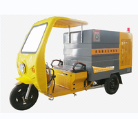 Neuf prix de fond de L'environnement c 2815 tricycle électrique lave-rue poubelle propre camion