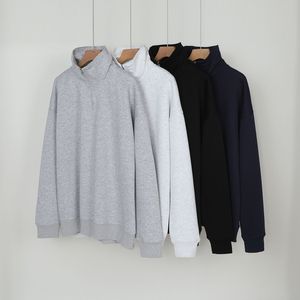 Sweat-shirt à capuche respirant en coton de haute qualité, poids lourd <span class=keywords><strong>450</strong></span> g/m², col montant, unisexe, automne - Product Image 1