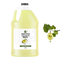 Huile de pépins de raisin biologique pressée à froid, pure et naturelle, base pour tous types de peau, fabrication OEM