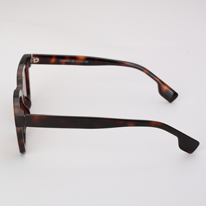 Lunettes de soleil œil de chat pour femme OEM, nouvelle collection avec protection UV400, couleur Pantone disponible, monture marron - Product Image 3