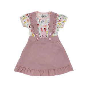 Set di <span class=keywords><strong>Abbigliamento</strong></span> per Neonati in Offerta: Giacca a Maniche Corte, Abiti con Bretelle, Tutine per Bambini e Bambine - Product Image 1