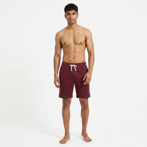Short sportif en coton uni pour homme personnalisé de haute qualité 100% coton polaire de jogging d'entraînement course à pied décontracté sweat en éponge française DDP - Product Image 1