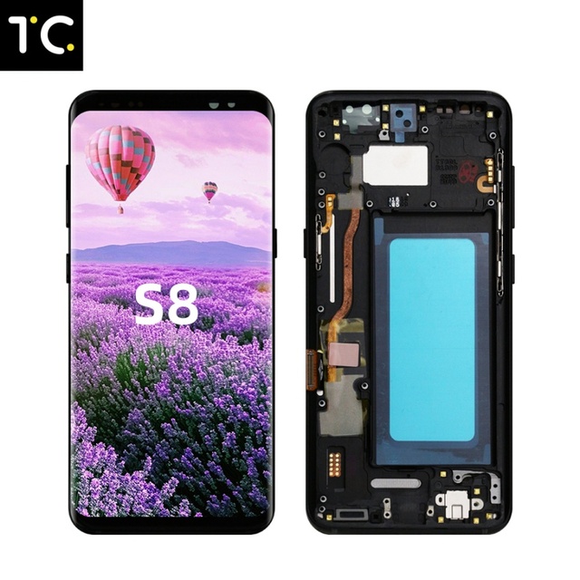 Conka High Quality Black LCD OEM Touch Screen Display Assembly for S8 Mobile Phone Replacement 100% Tested 1 Year