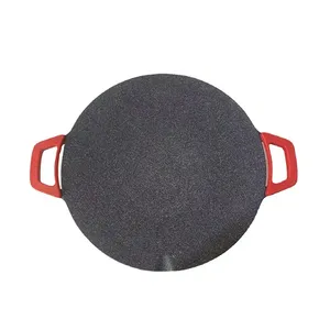 Sartén Eléctrica de Hierro Fundido y Acero, con Apagado Automático, Saludable, Doble, para Asar y Freír - Product Image 1