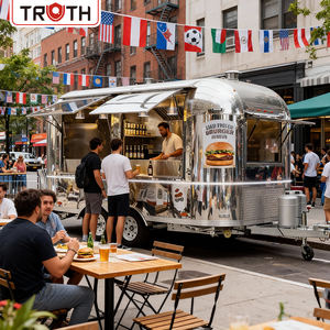 Camion de restauration mobile d'<span class=keywords><strong>occasion</strong></span> Truth Wholesale avec cuisine complète et bar, remorque de cuisine, scooter, camion de restauration pour donuts et shawarma à vendre - Product Image 1