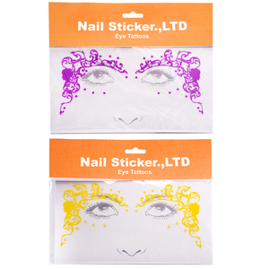 Autocollants de tatouage professionnel et personnalisé, étiquettes parfumées, <span class=keywords><strong>Flash</strong></span> néon imperméable, temporaire sur visage, à faible <span class=keywords><strong>prix</strong></span>, vente en gros d'usine, pièces - Product Image 6