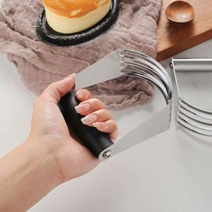 Robot culinaire en acier inoxydable pour la maison et la cuisine, avec lames en acier inoxydable 430, mixeur, coupe-pâte pour pâtes, croûtes de tartes et gâteaux - Product Image 5