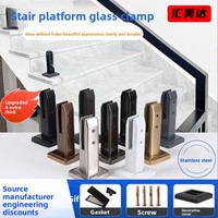 Poteau autoportant en acier inoxydable 304 pour piscines, escaliers intérieurs et balcons - Style moderne et minimaliste