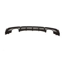 Séparateur de diffuseur de pare-chocs arrière noir brillant de Style MP pour BMW F30 2013-2018